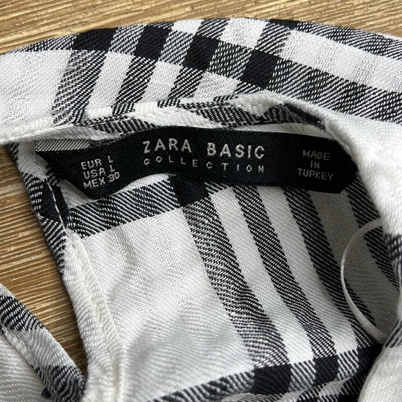 ZARA BASIC SHORT SLEEVE TOP - Picture 5 of 5